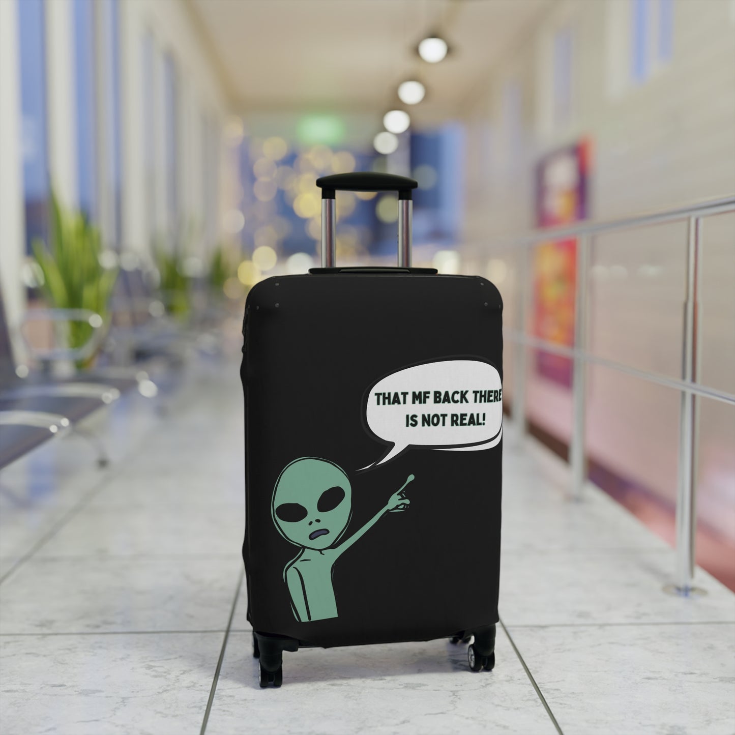 Not Real Luggage Cover