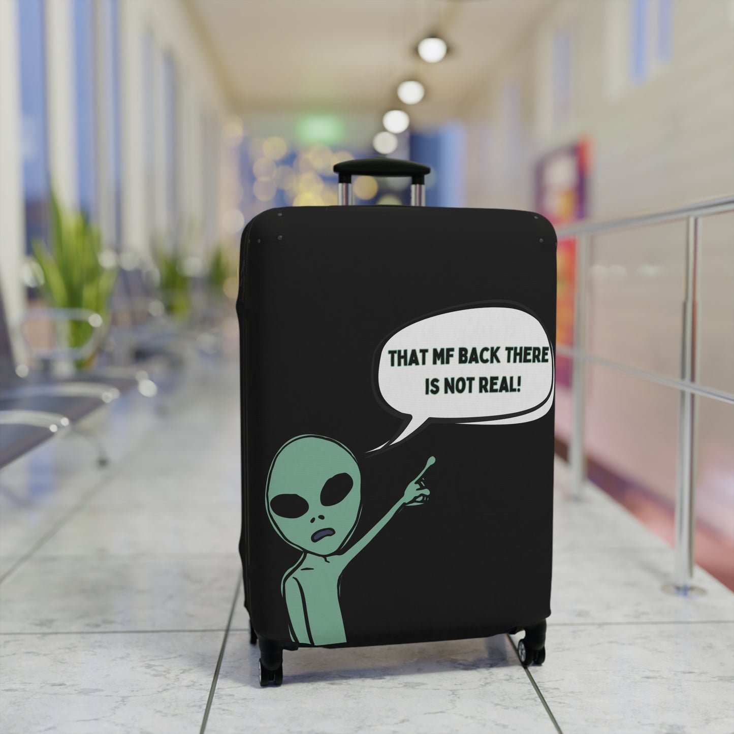 Not Real Luggage Cover