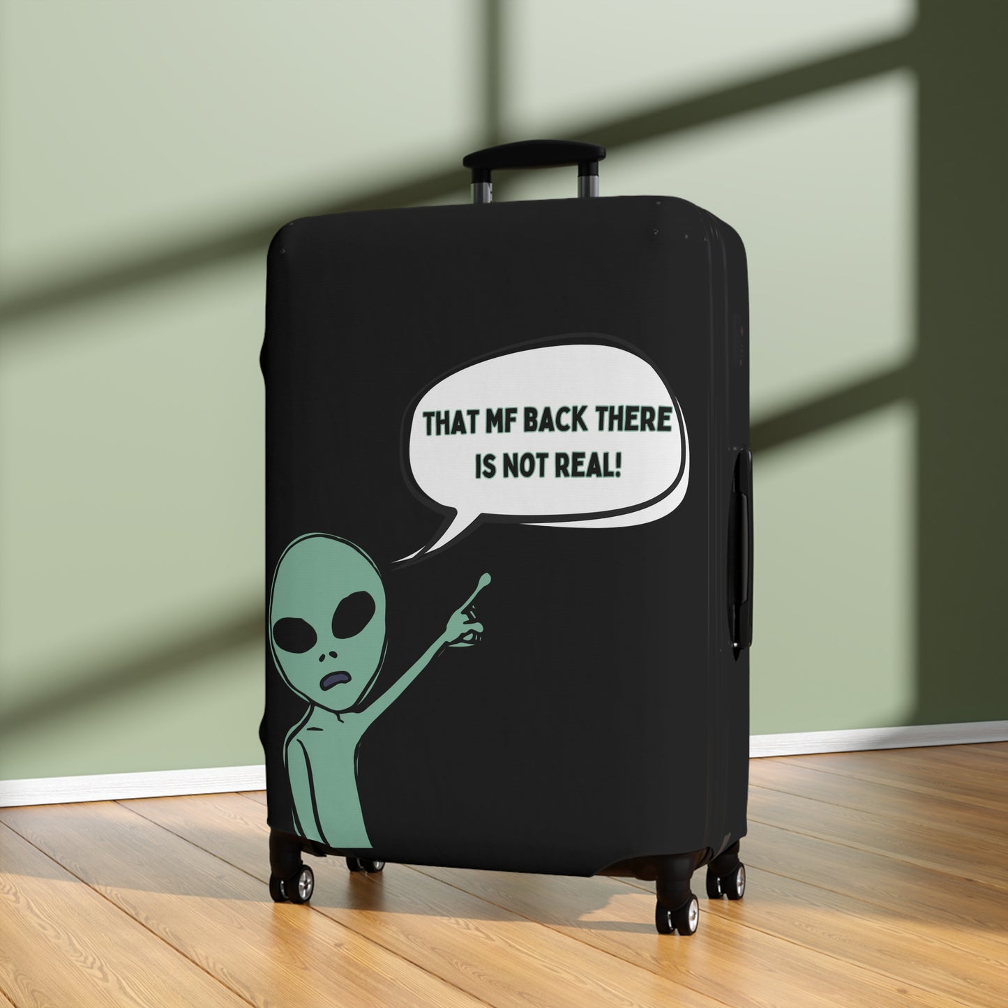 Not Real Luggage Cover
