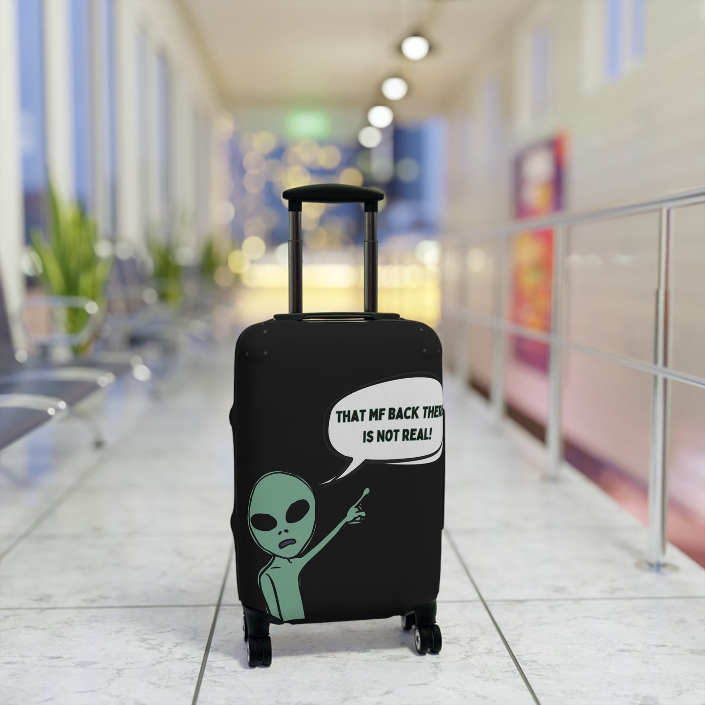 Not Real Luggage Cover