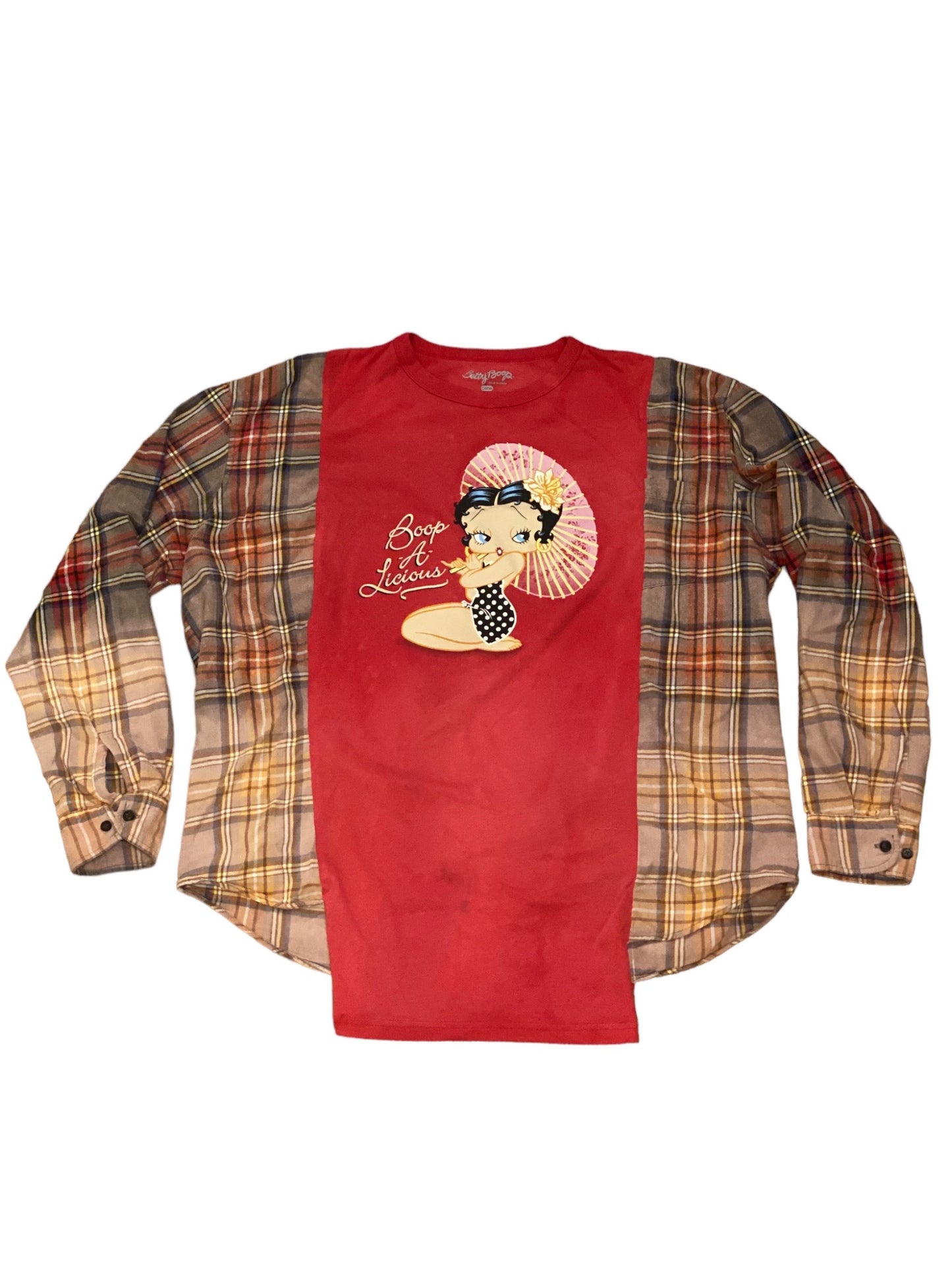 Betty Boop Flannel Long Sleeve