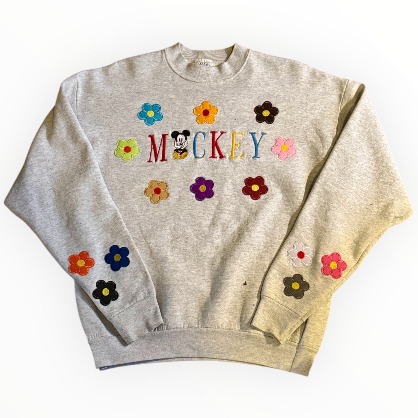 Mickey Mouse Patchwork Crewneck