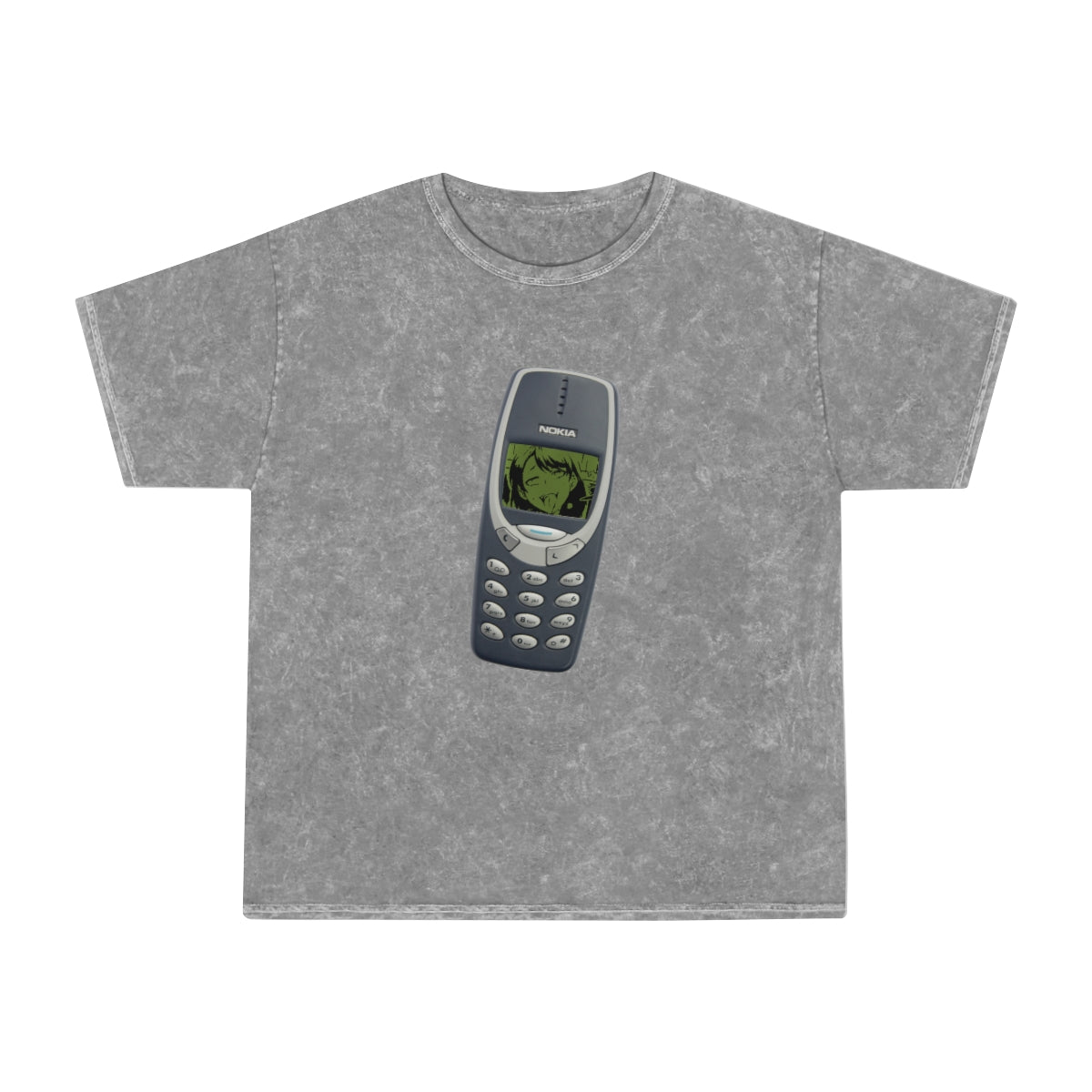 "NOKIA" Unisex Stone Wash T-Shirt EMPTYRM.