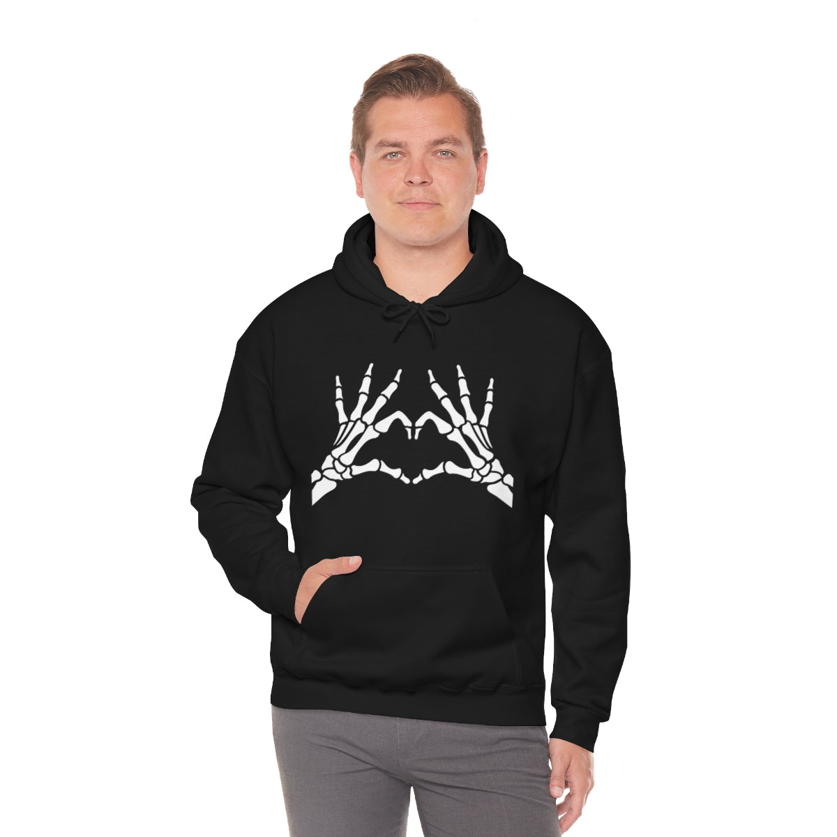 "SKELLINGTON" Unisex Heavy Blend™ Hooded Sweatshirt EMPTYRM.