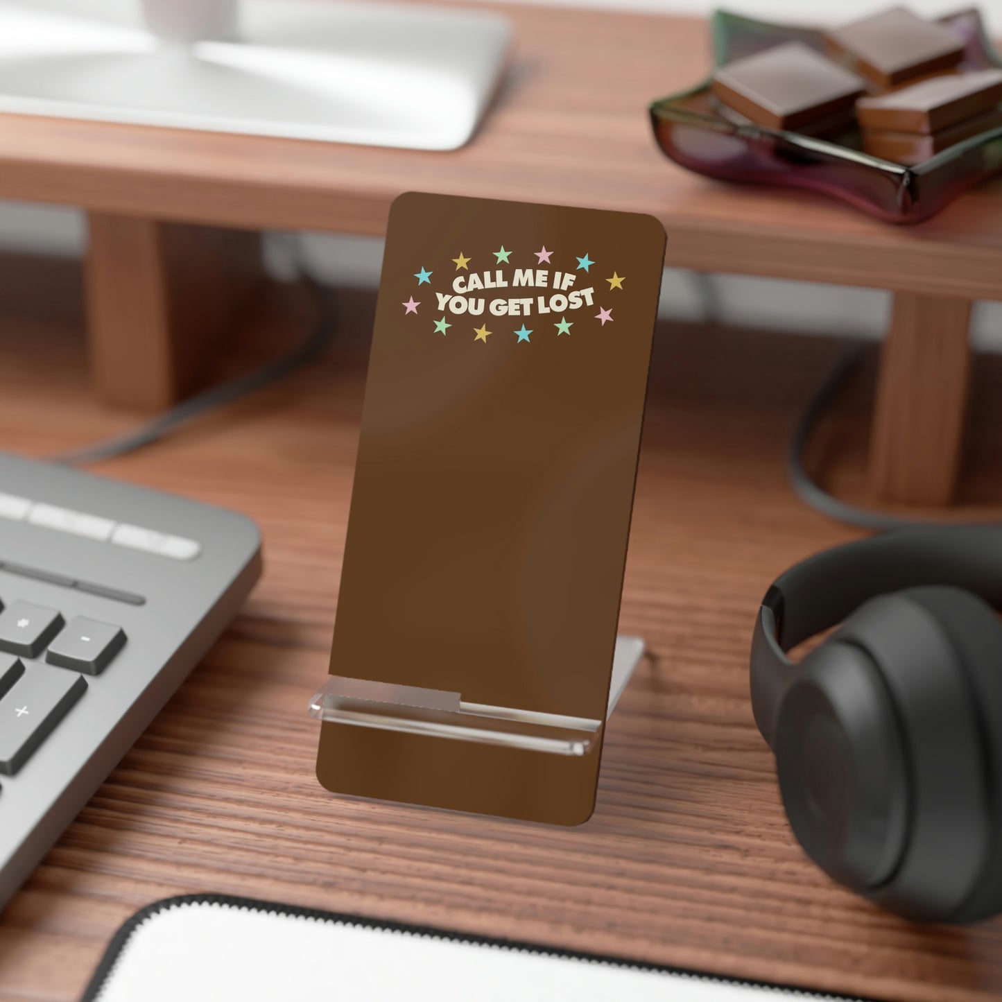 Call me if you get lost Mobile Display Stand for Smartphones