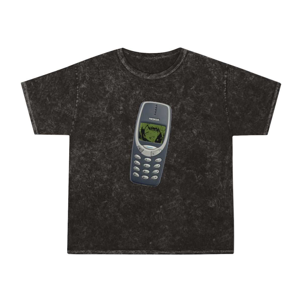 "NOKIA" Unisex Stone Wash T-Shirt EMPTYRM.