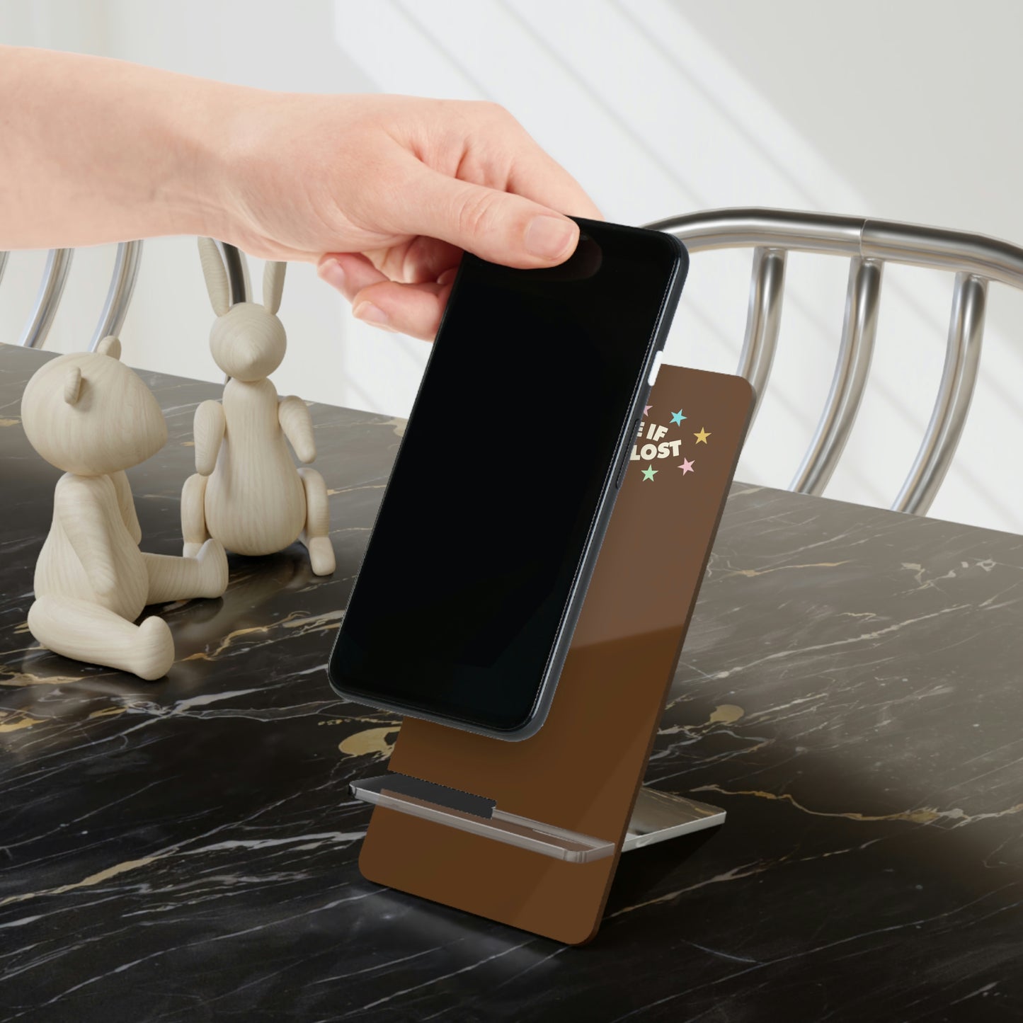 Call me if you get lost Mobile Display Stand for Smartphones