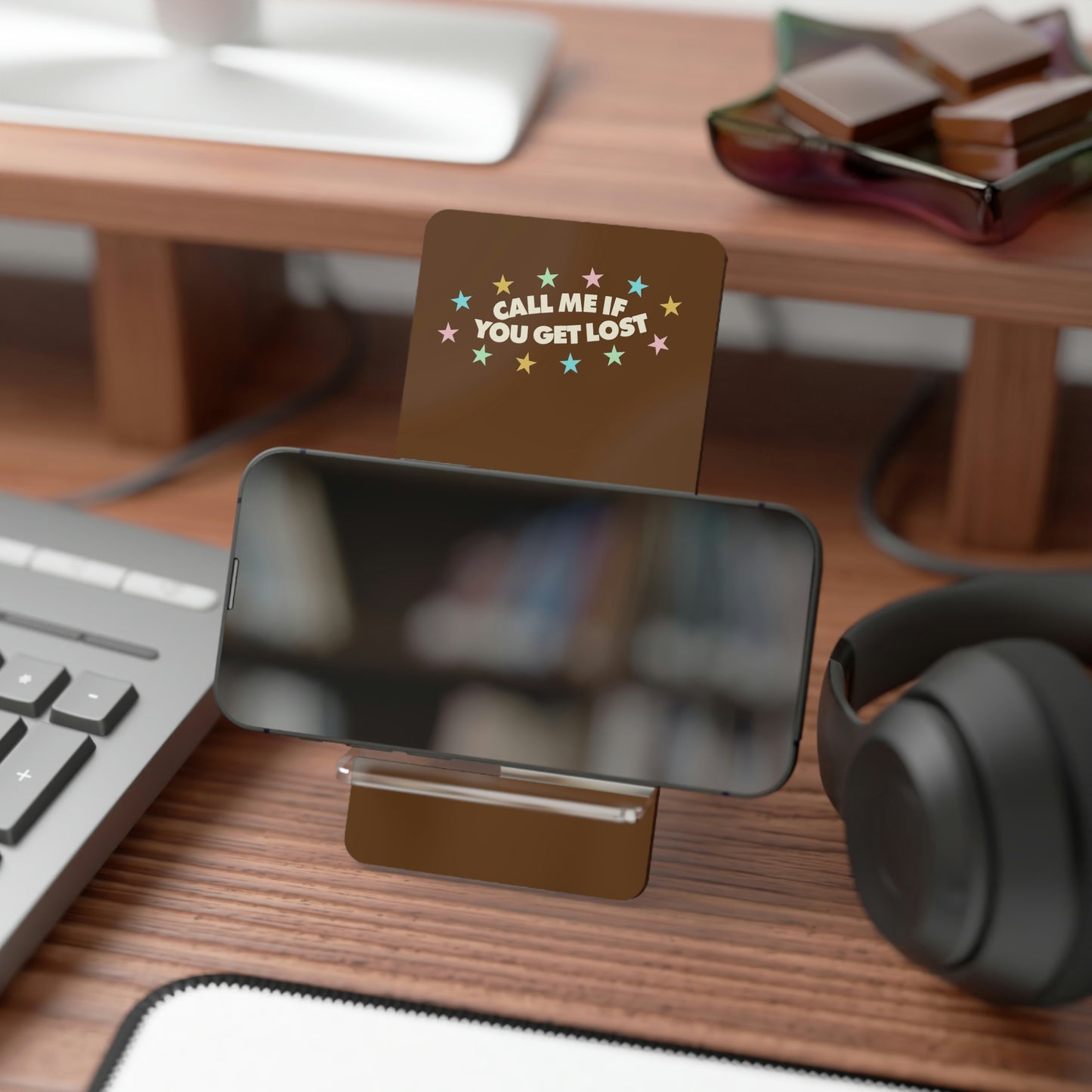Call me if you get lost Mobile Display Stand for Smartphones