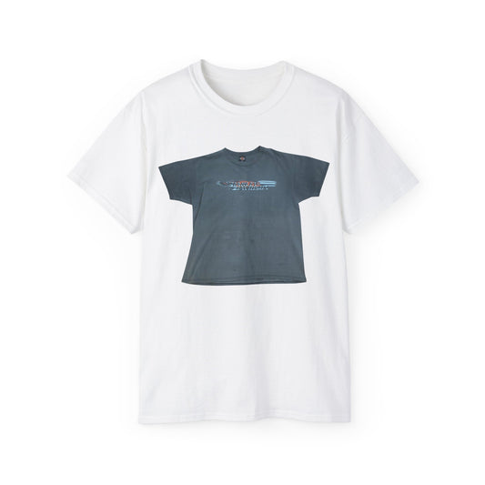 Vintage Harley Davidson Exhaust Shirt on a T-Shirt Unisex Ultra Cotton Tee